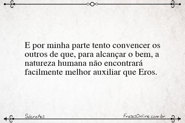 Frase de Sócrates