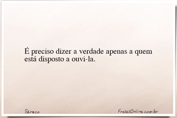 Frase de Sêneca