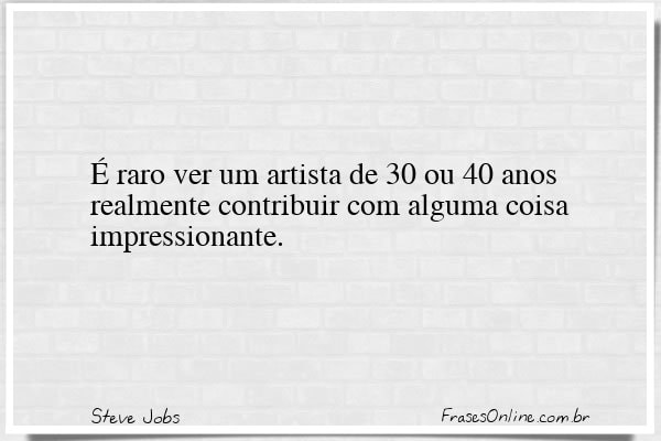Frase de Steve Jobs