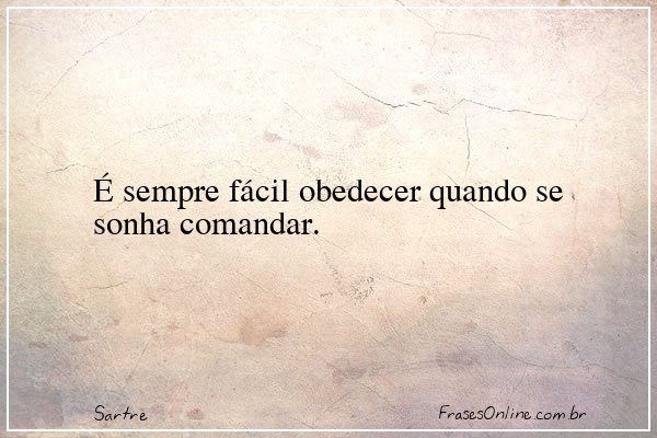 Frase de Sartre