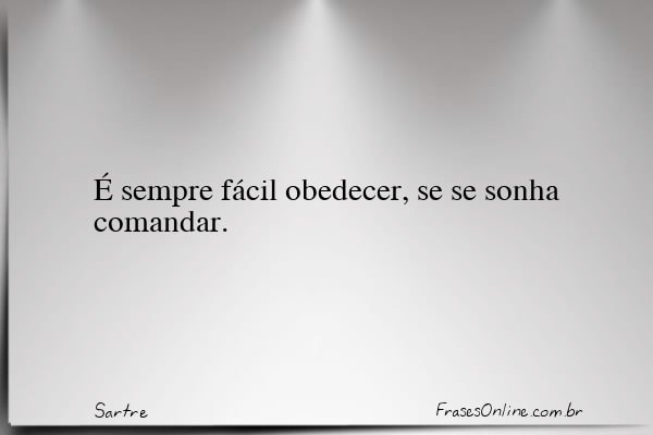 Frase de Sartre