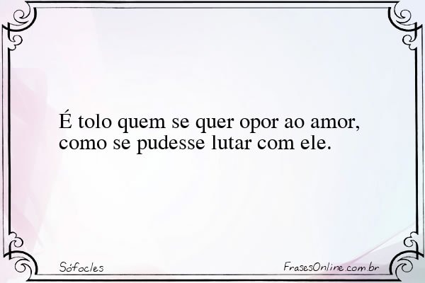 Frase de Sófocles