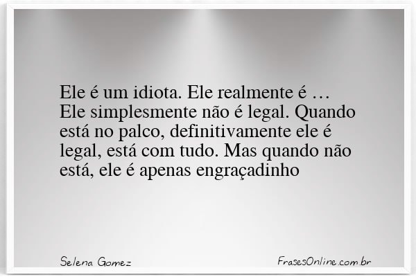 Frase de Selena Gomez