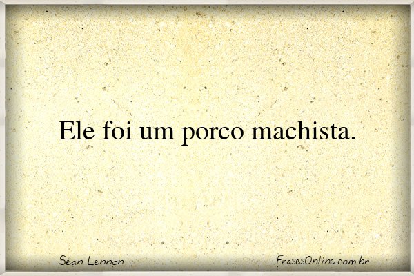 Frase de Sean Lennon