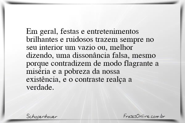 Frase de Schopenhauer