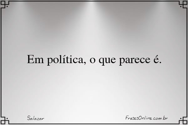 Frase de Salazar