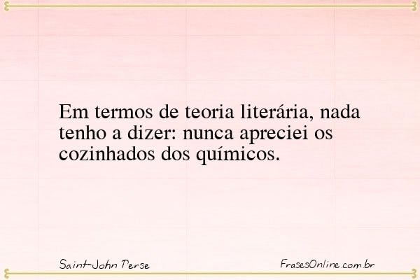 Frase de Saint-John Perse