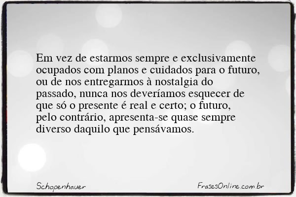Frase de Schopenhauer