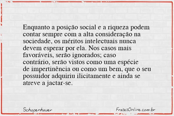 Frase de Schopenhauer