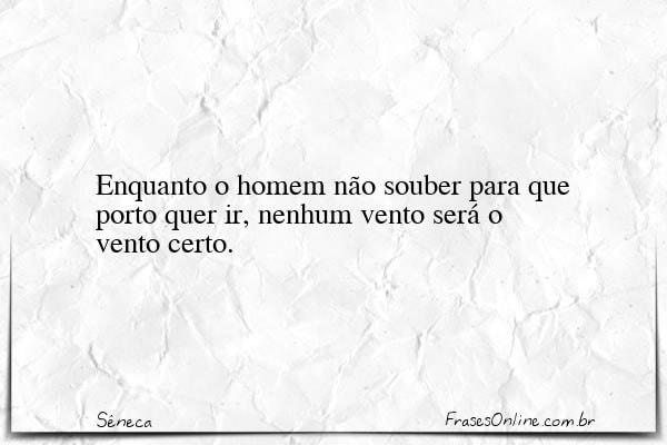 Frase de Sêneca