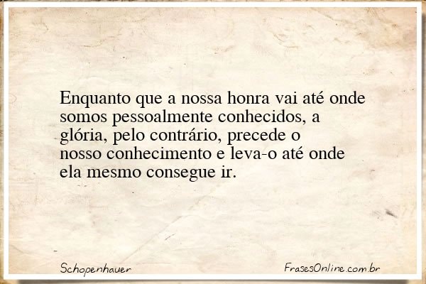 Frase de Schopenhauer