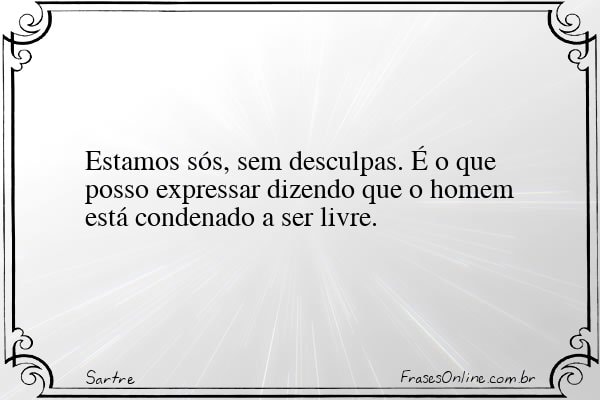 Frase de Sartre