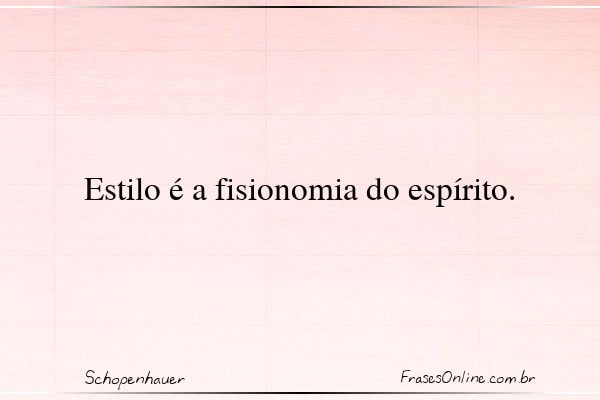 Frase de Schopenhauer