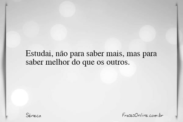 Frase de Sêneca