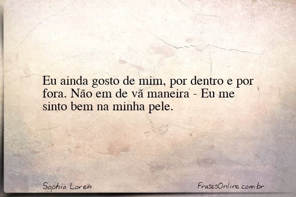 Frase de Sophia Loren