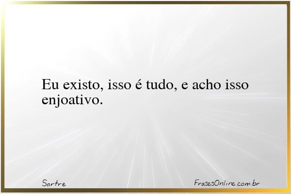 Frase de Sartre