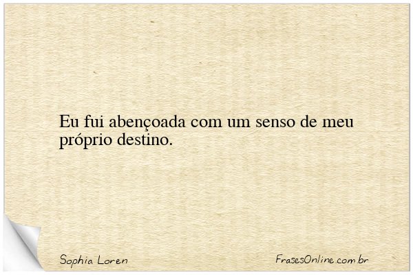 Frase de Sophia Loren