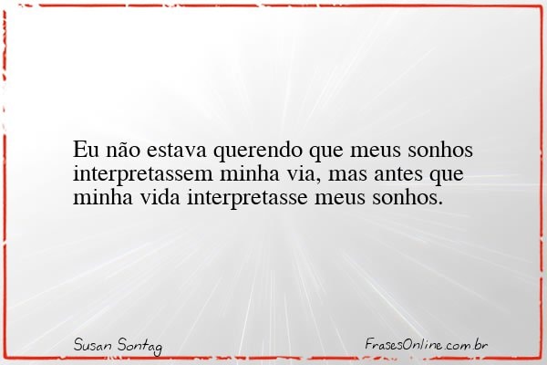 Frase de Susan Sontag
