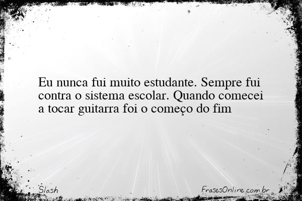 Frase de Slash