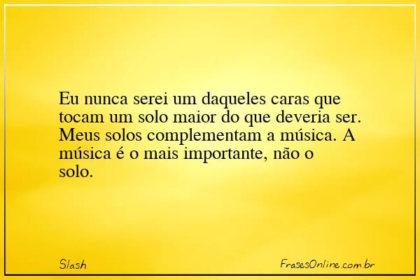 Frase de Slash
