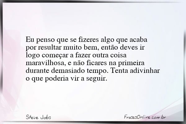 Frase de Steve Jobs