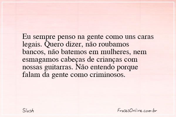 Frase de Slash