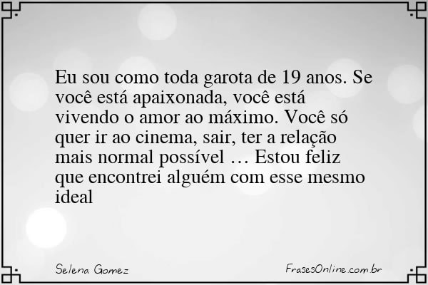 Frase de Selena Gomez