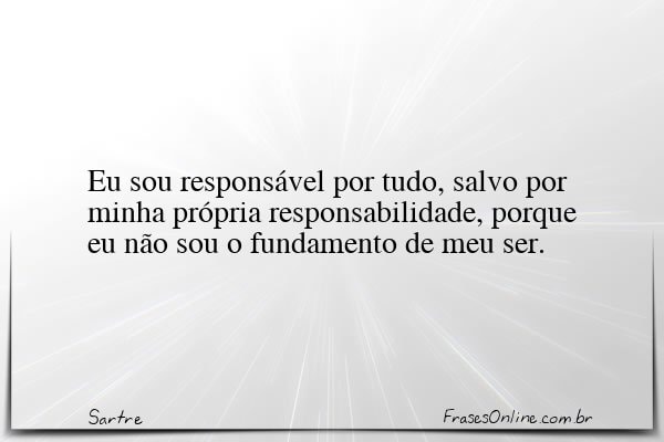 Frase de Sartre