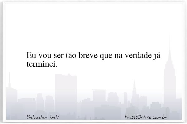 Frase de Salvador Dalí