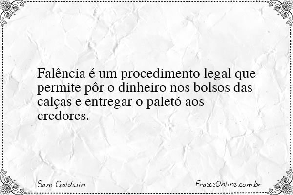 Frase de Sam Goldwin