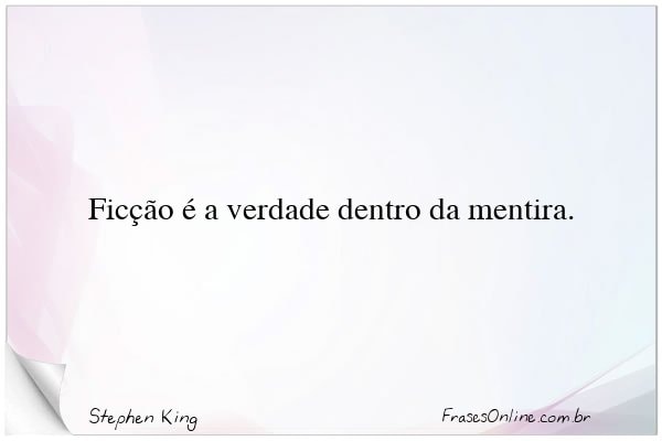 Frase de Stephen King