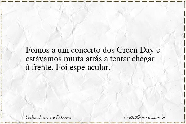 Frase de Sebastien Lefebvre