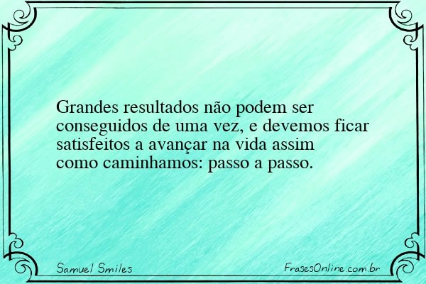 Frase de Samuel Smiles