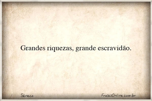 Frase de Sêneca