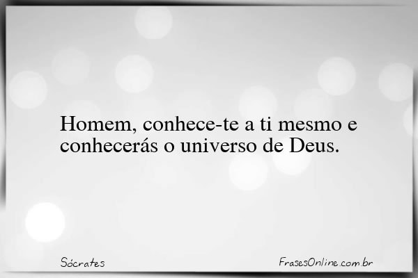 Frase de Sócrates