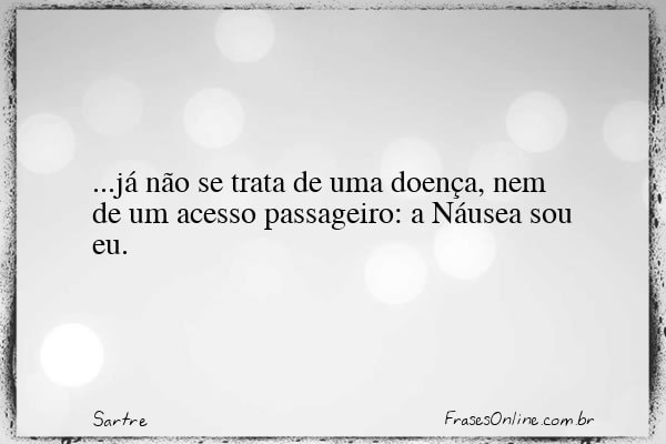 Frase de Sartre