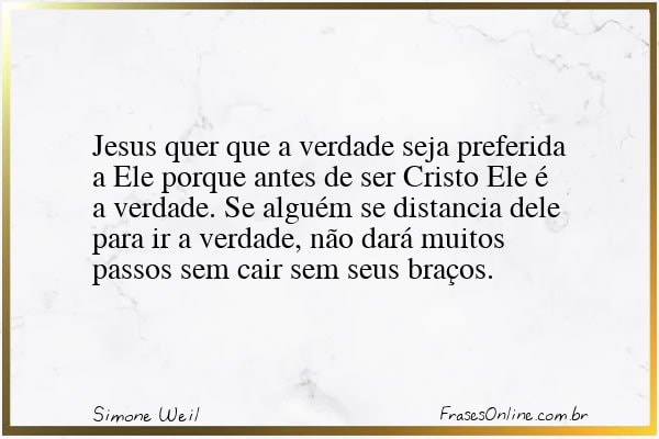 Frase de Simone Weil