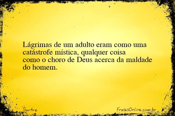Frase de Sartre