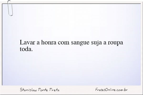 Frase de Stanislaw Ponte Preta