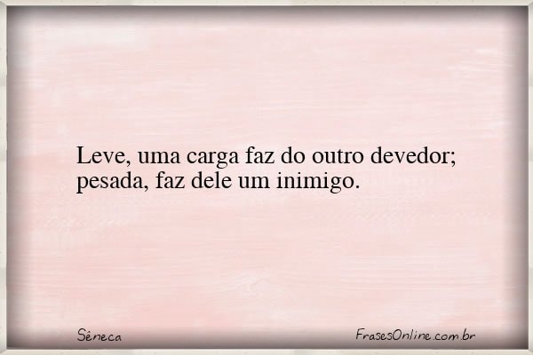 Frase de Sêneca