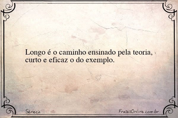 Frase de Sêneca