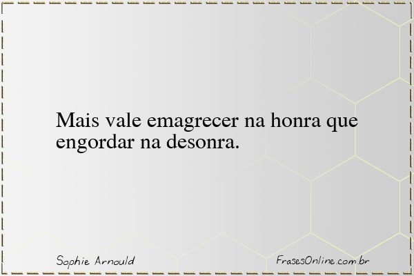 Frase de Sophie Arnould
