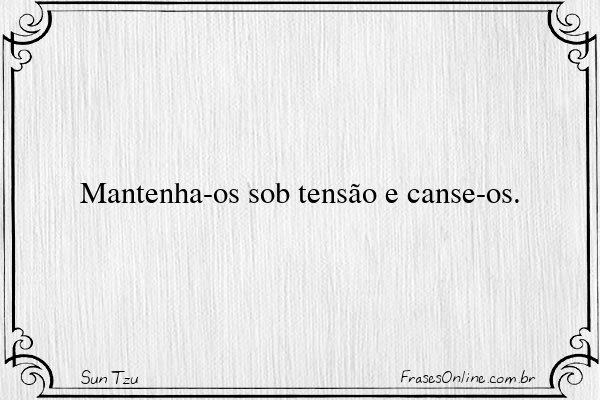 Frase de Sun Tzu