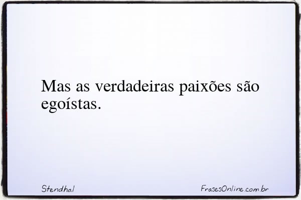 Frase de Stendhal