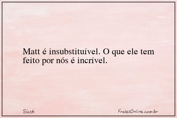 Frase de Slash
