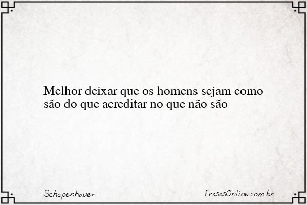 Frase de Schopenhauer