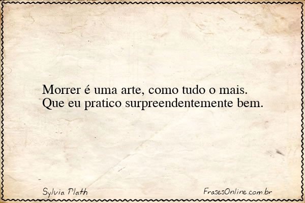 Frase de Sylvia Plath