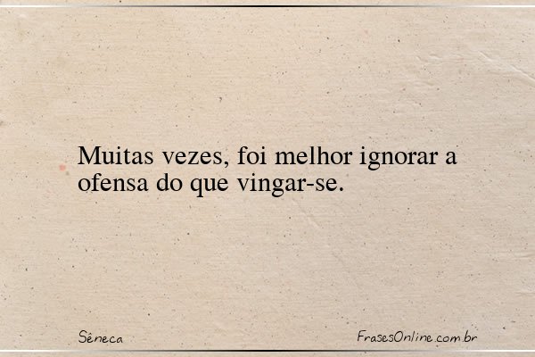 Frase de Sêneca