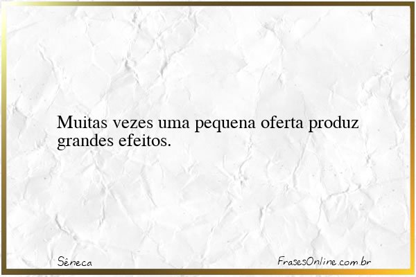 Frase de Sêneca