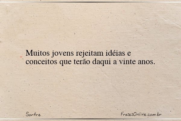 Frase de Sartre